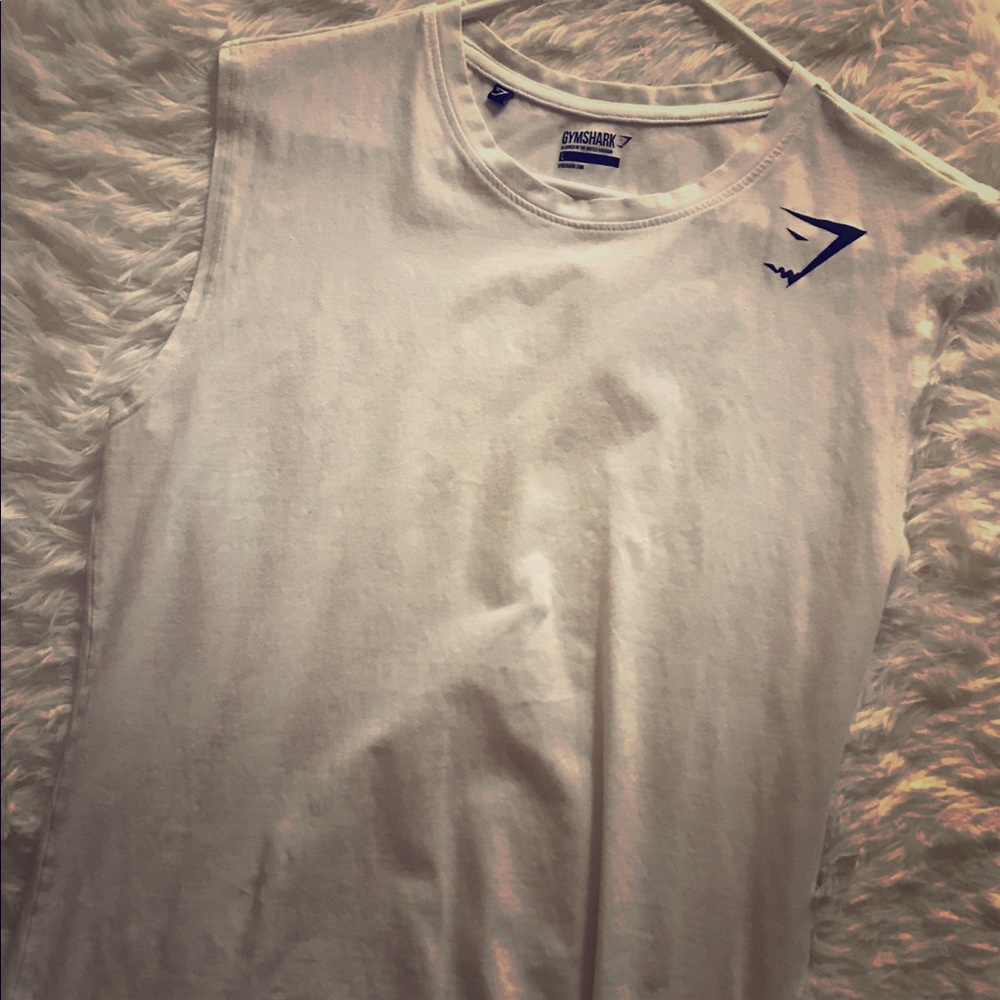 White Gymshark Tank L